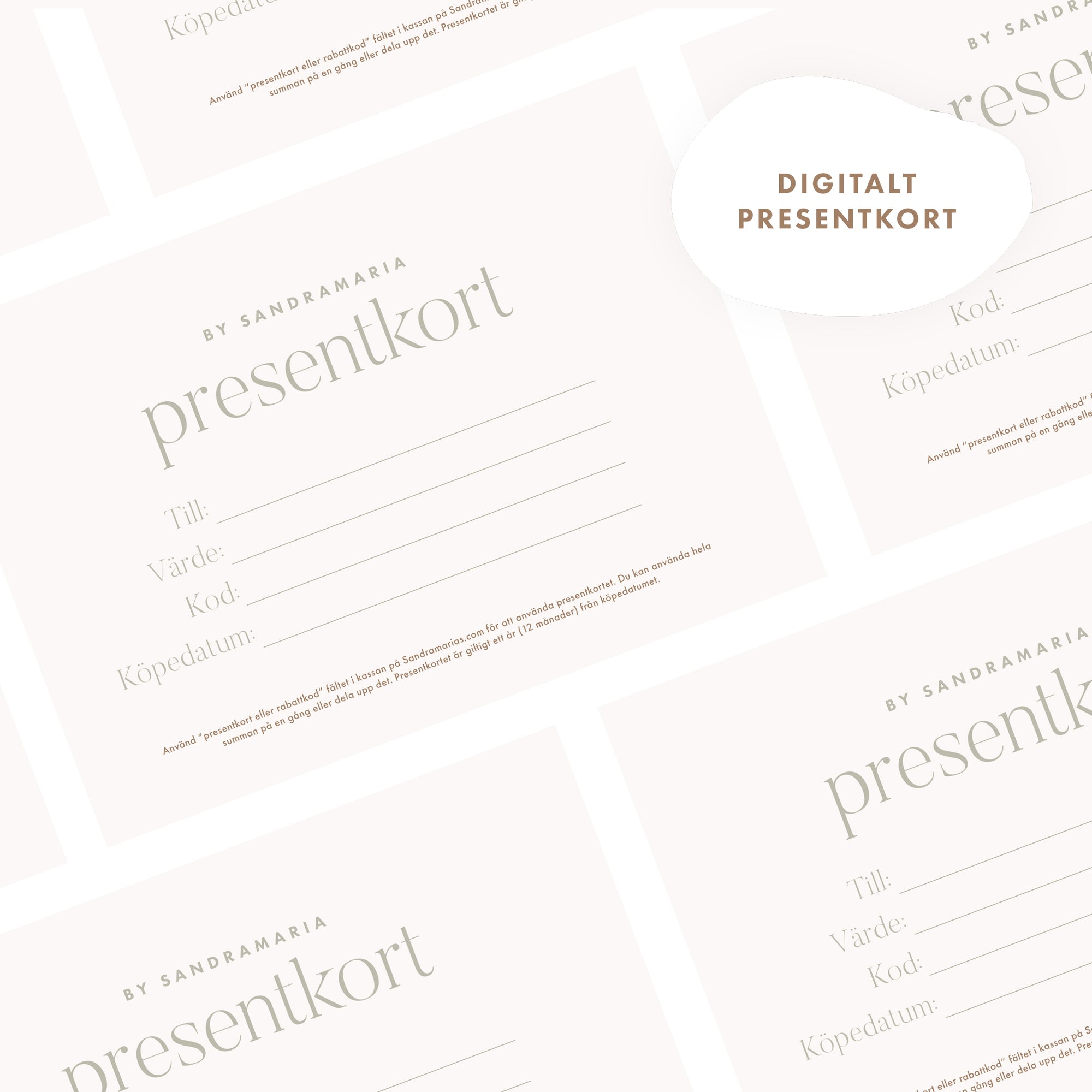 Digitalt Presentkort