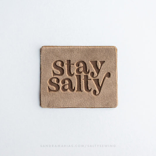 Sewing Label - Stay Salty 3-pack