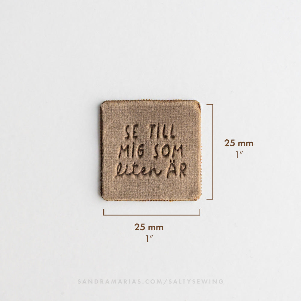 Velvet Label - Se till mig som liten är