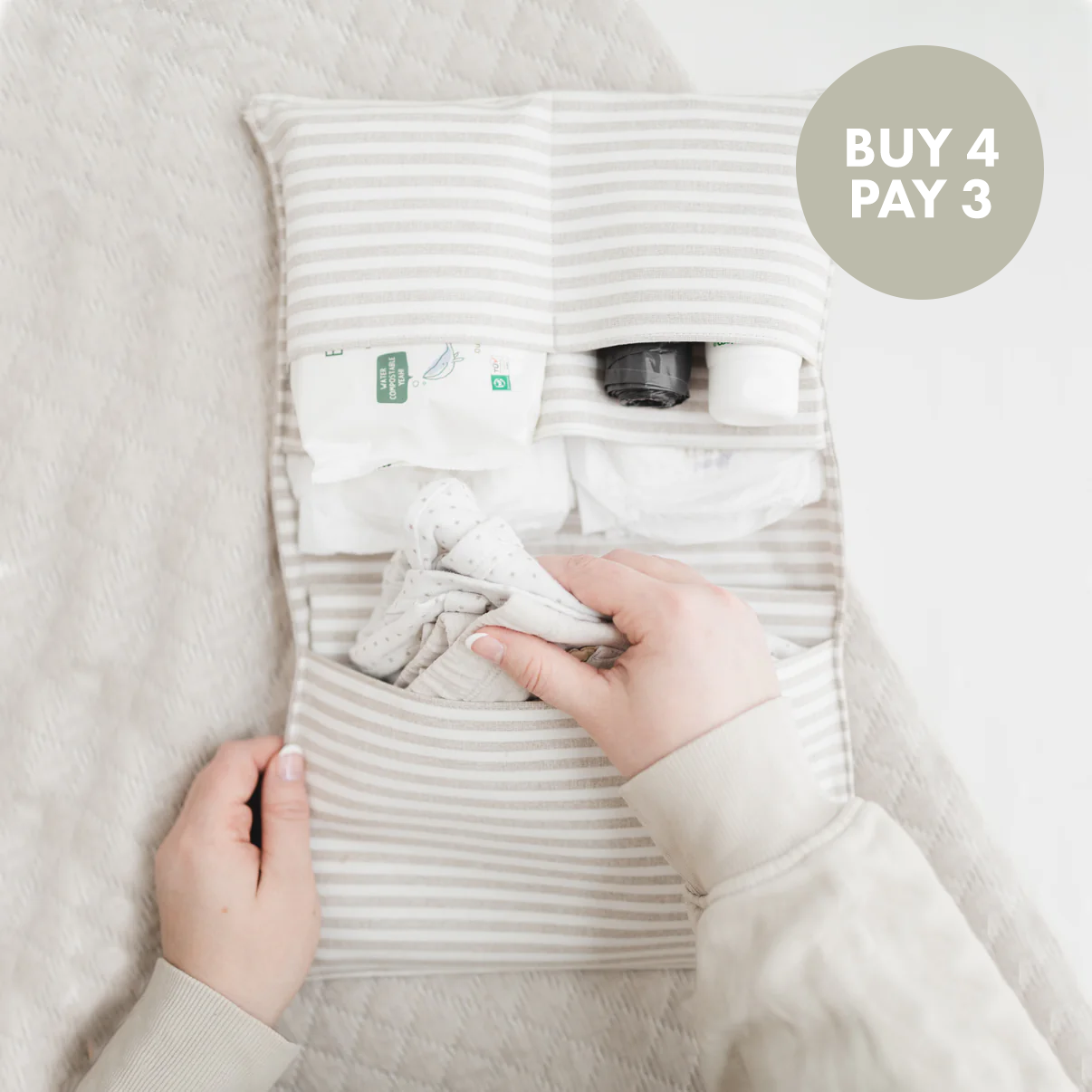 On the Go – Diaper Clutch