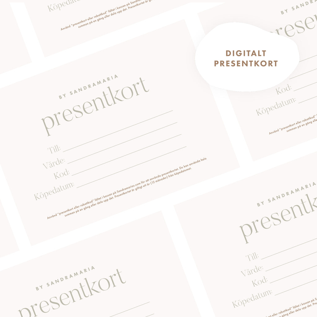 Digitalt Presentkort
